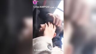 طالبة مدرسة عراقية مراهقة تموط عير صديقها في السيارة - سكس نيج عراقي في السيارة